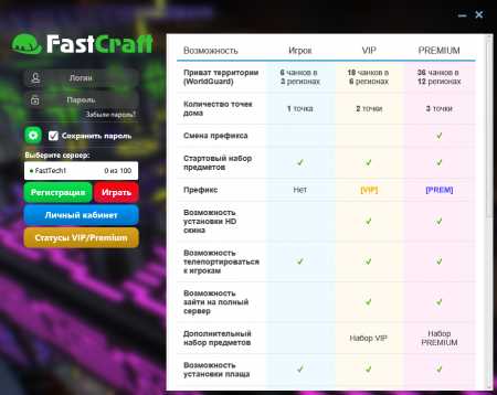 FastCraft - Лаунчер для Майнкрафт