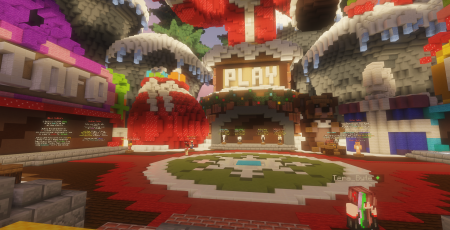 Лобби BedWars на сервере PikaNetwork